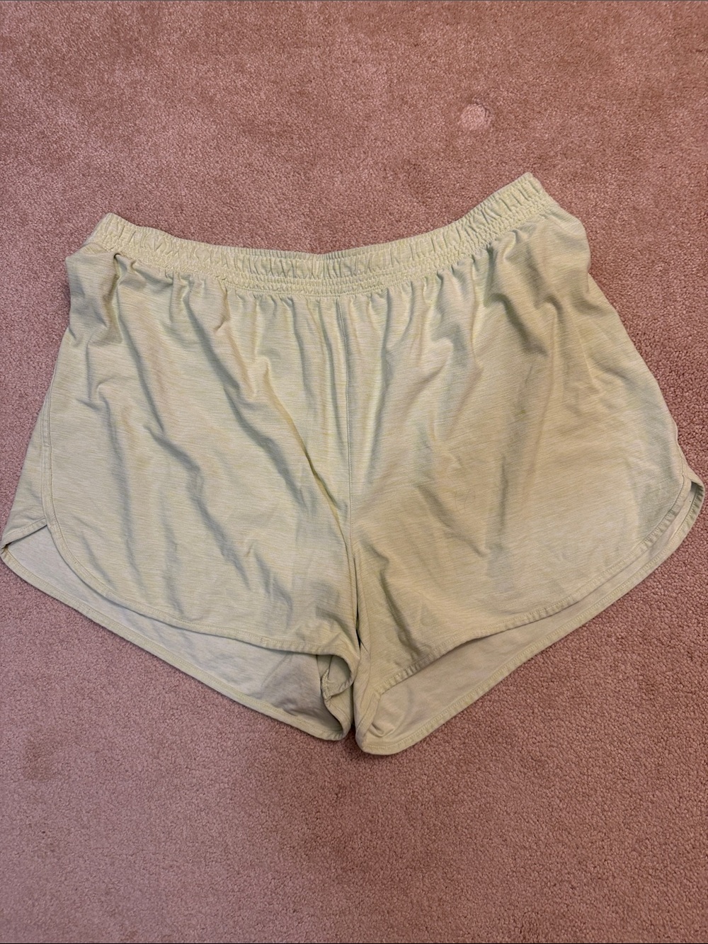 Old Navy Light Lime Elastic Waist Shorts